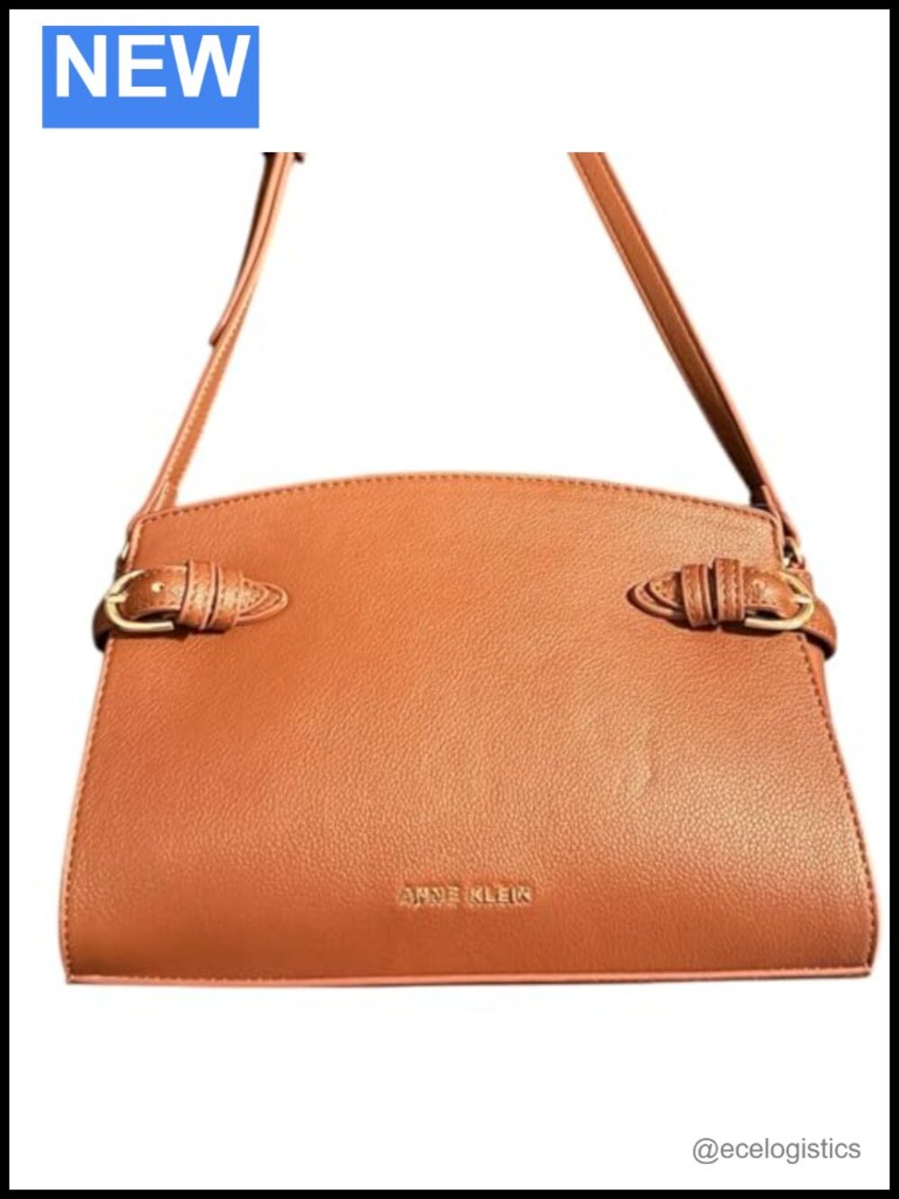 Faux Leather Belted Dome Crossbody with Adjustable Straps Satchel Bag